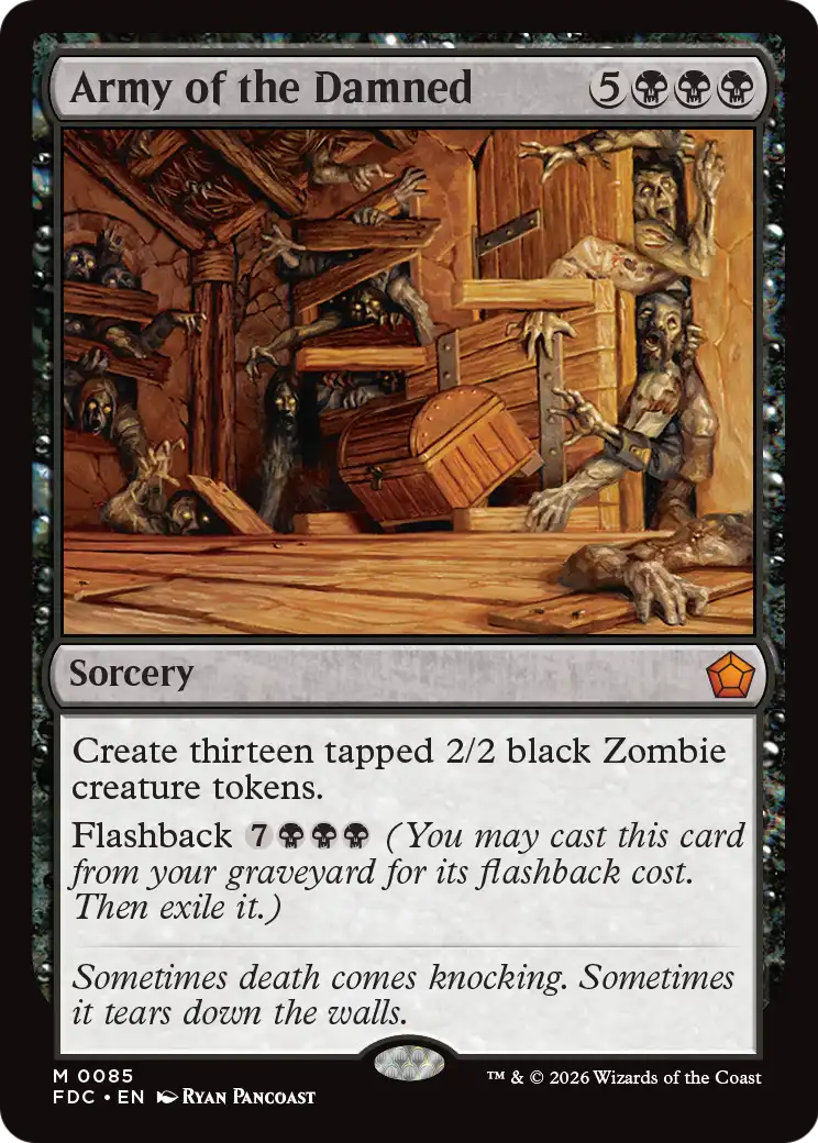 Army of the Damned [Foundations Commander] | Anubis Games and Hobby