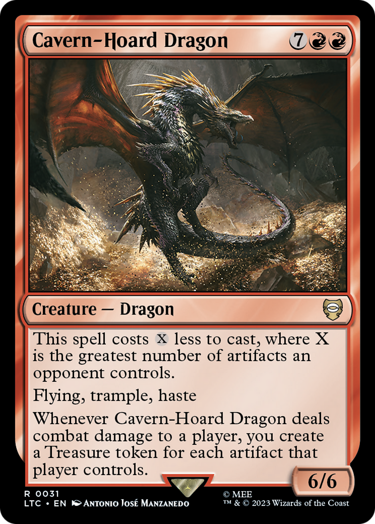 Cavern-Hoard Dragon [The Lord of the Rings: Tales of Middle-Earth Commander] | Anubis Games and Hobby