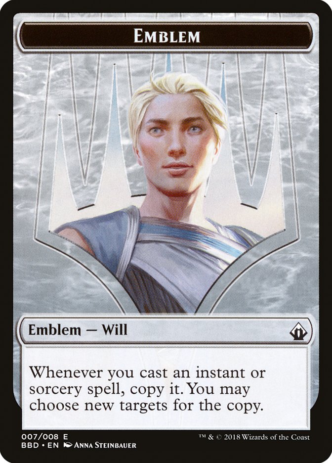 Will Kenrith Emblem [Battlebond Tokens] | Anubis Games and Hobby