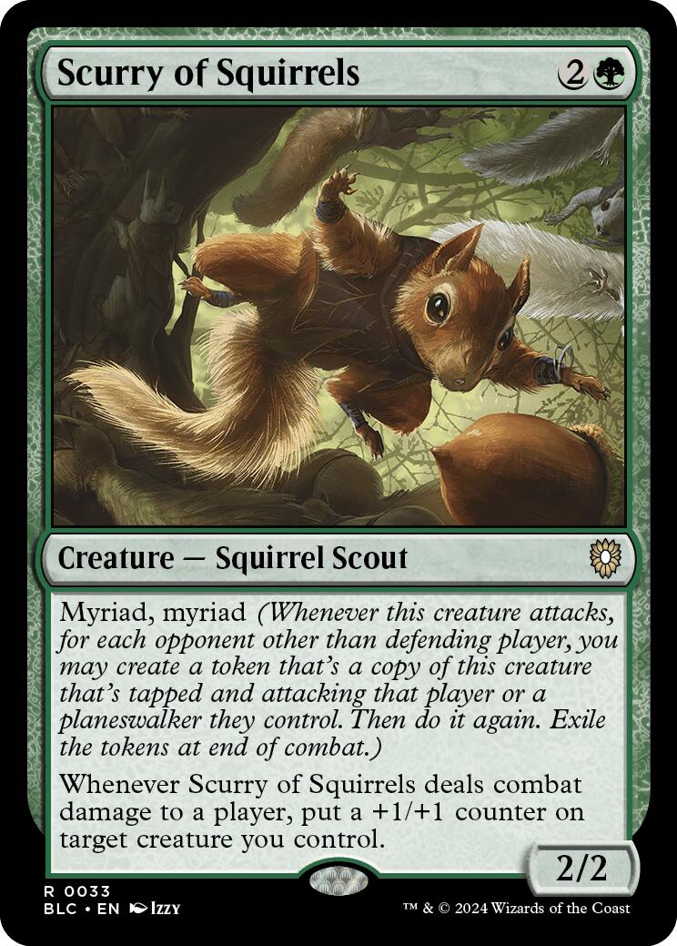 Scurry of Squirrels [Bloomburrow Commander] | Anubis Games and Hobby