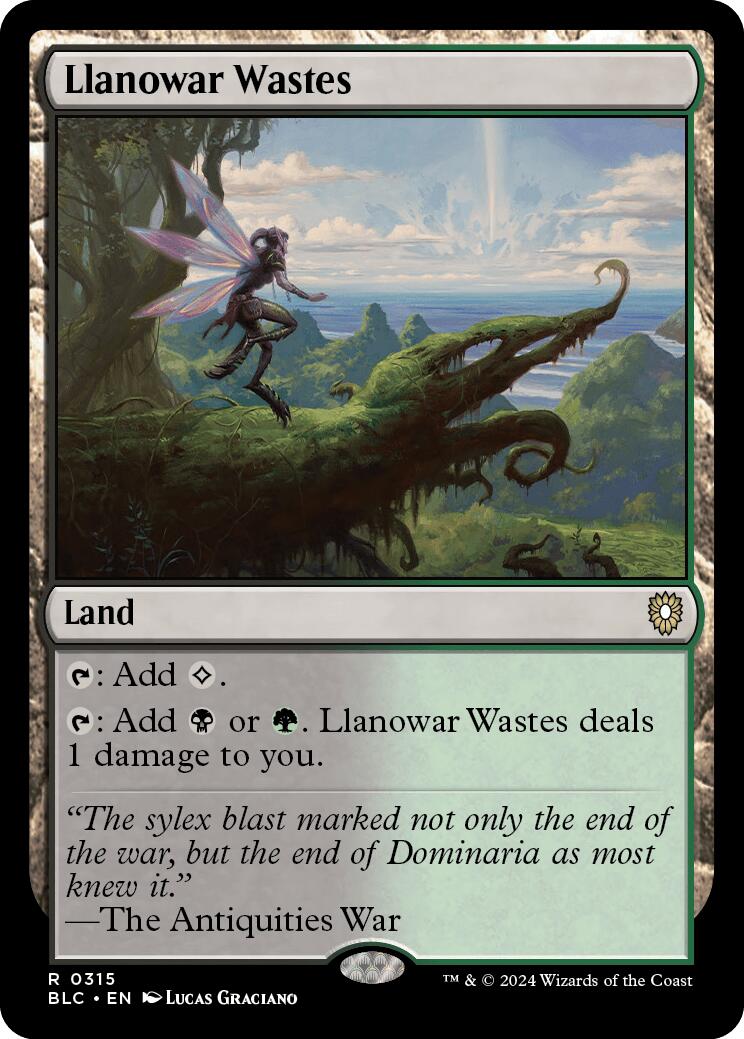 Llanowar Wastes [Bloomburrow Commander] | Anubis Games and Hobby