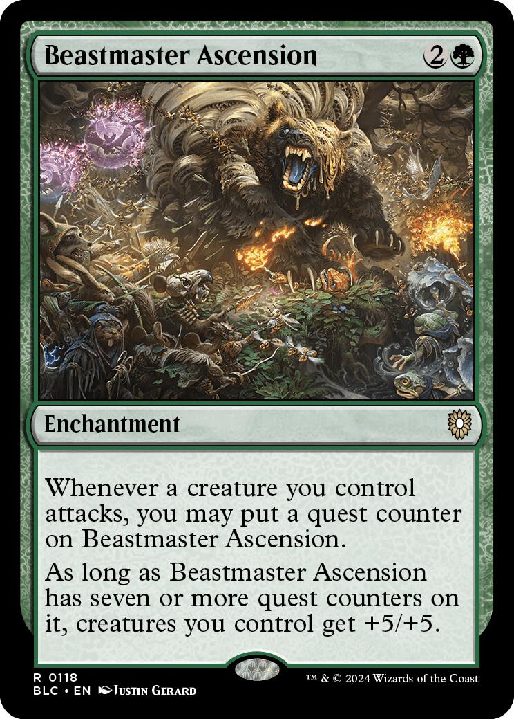 Beastmaster Ascension [Bloomburrow Commander] | Anubis Games and Hobby