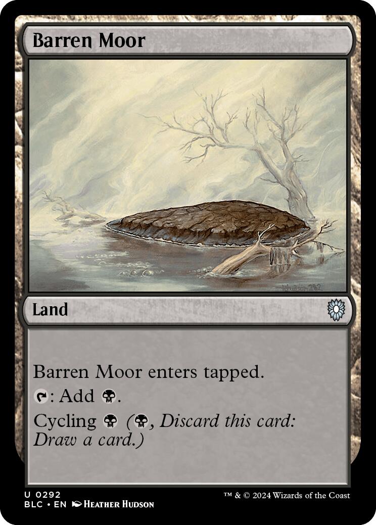 Barren Moor [Bloomburrow Commander] | Anubis Games and Hobby