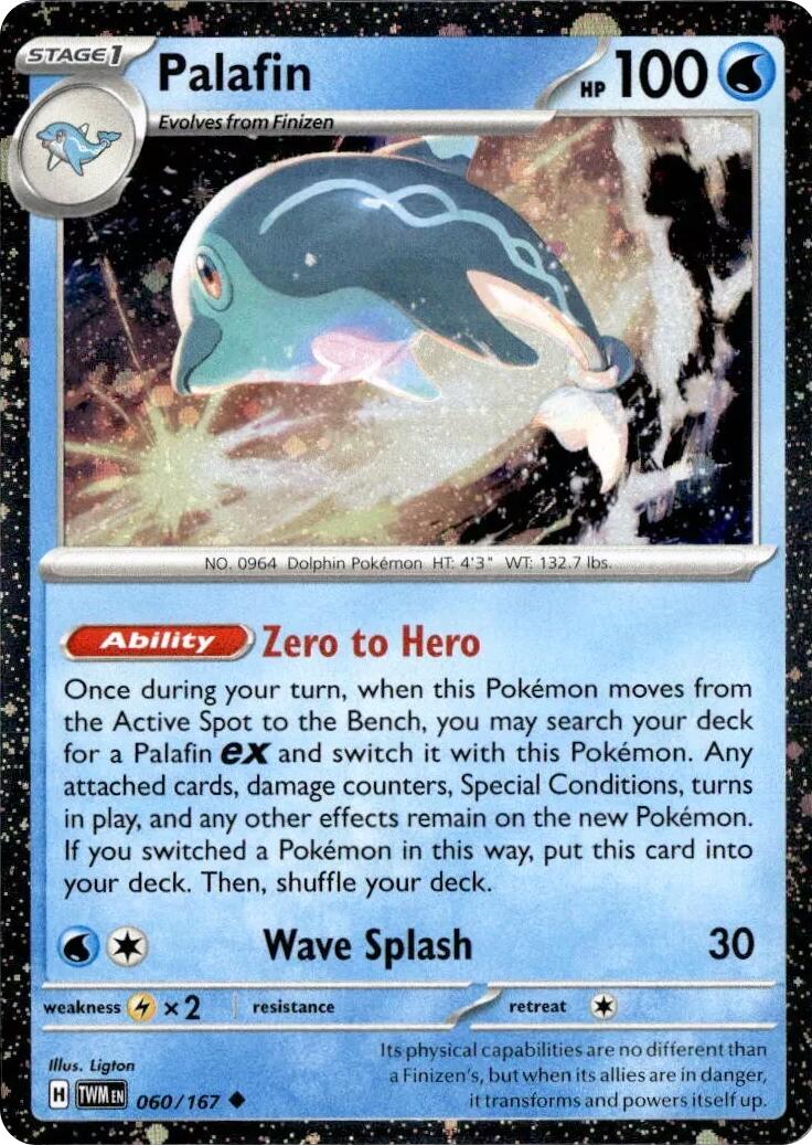 Palafin (060/167) (Cosmos Holo) [Scarlet & Violet: Twilight Masquerade] | Anubis Games and Hobby