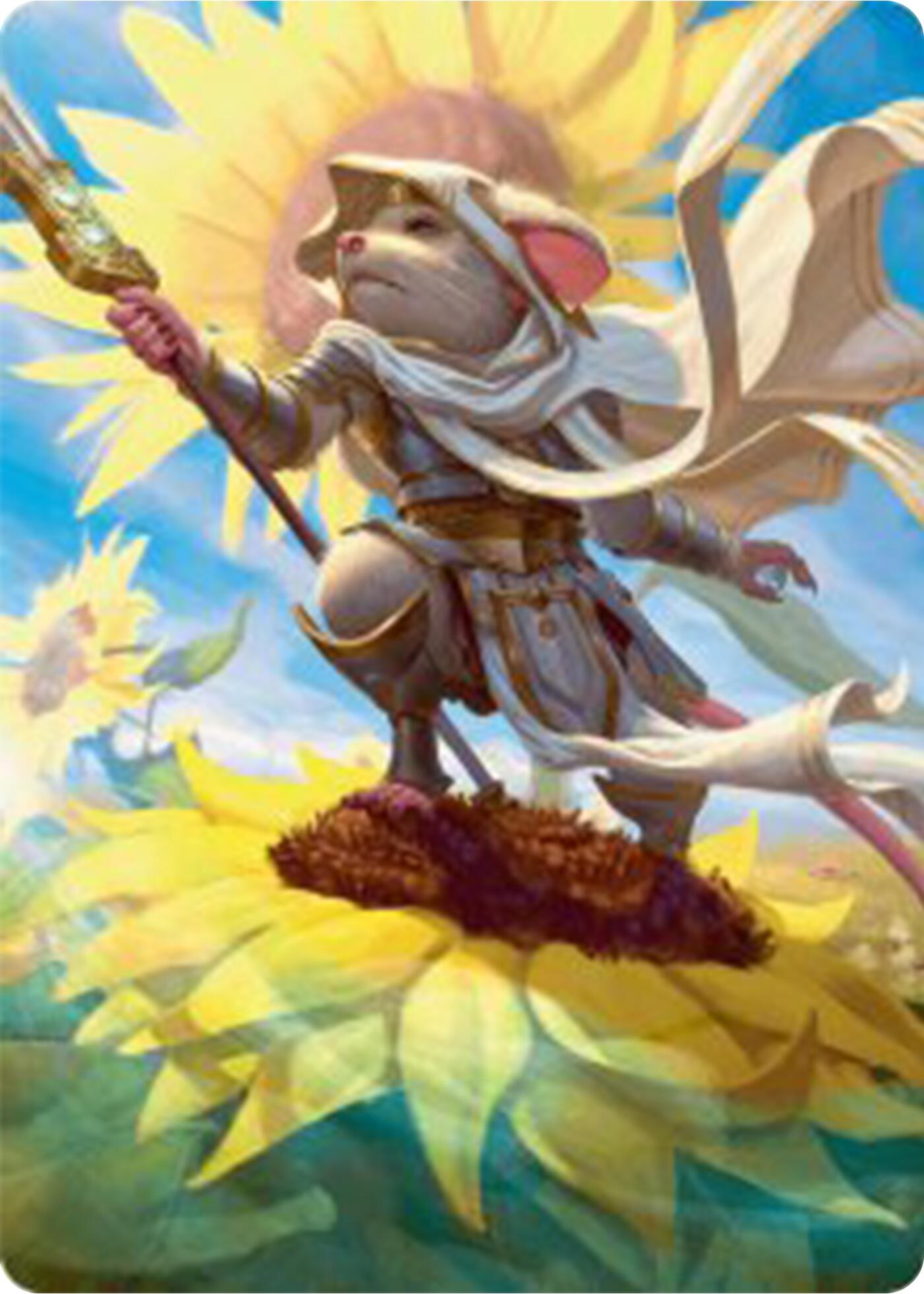 Elspeth, Sun's Champion Art Card [Bloomburrow Art Series] | Anubis Games and Hobby