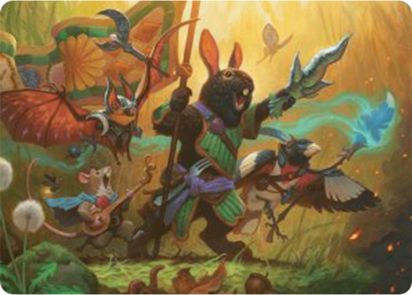 Valley Questcaller Art Card [Bloomburrow Art Series] | Anubis Games and Hobby