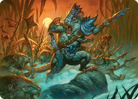 Persistent Marshstalker Art Card [Bloomburrow Art Series] | Anubis Games and Hobby