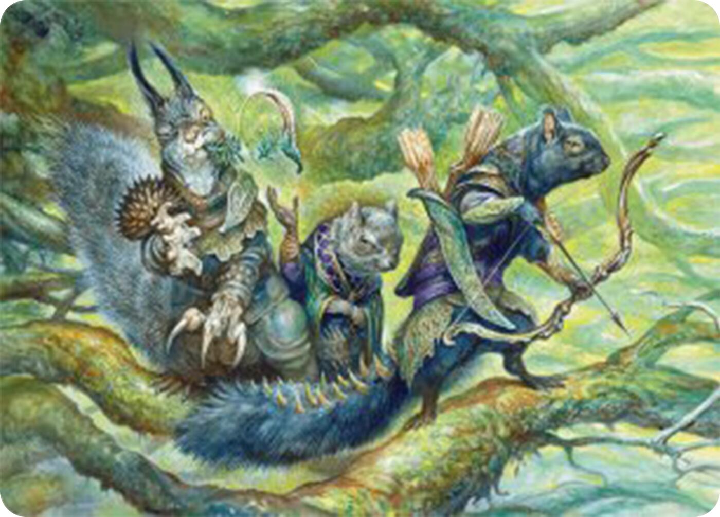 The Odd Acorn Gang Art Card [Bloomburrow Art Series] | Anubis Games and Hobby