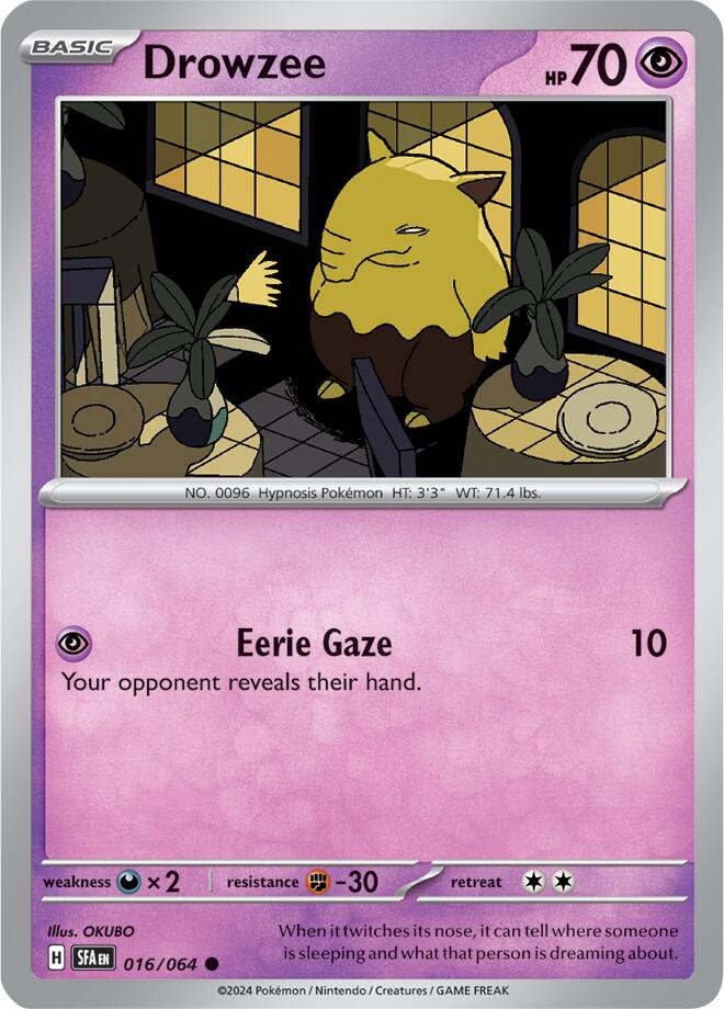 Drowzee (016/064) [Scarlet & Violet: Shrouded Fable] | Anubis Games and Hobby