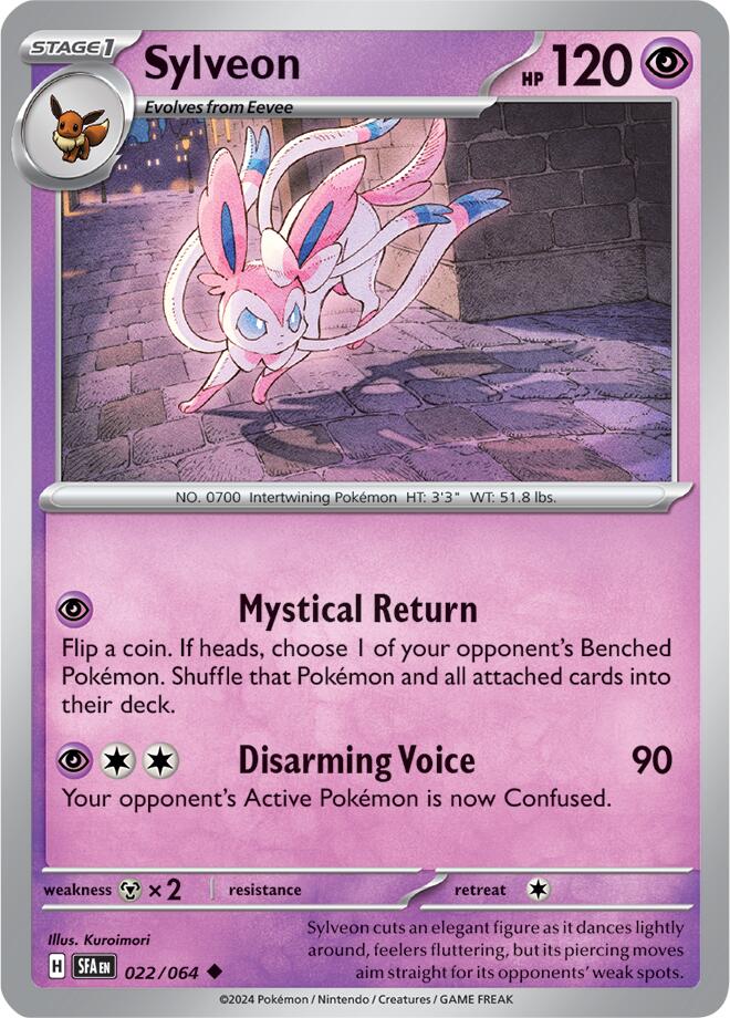 Sylveon (022/064) [Scarlet & Violet: Shrouded Fable] | Anubis Games and Hobby