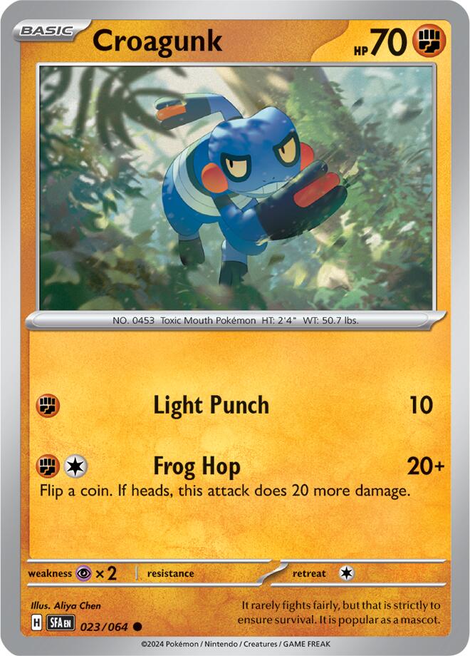 Croagunk (023/064) [Scarlet & Violet: Shrouded Fable] | Anubis Games and Hobby