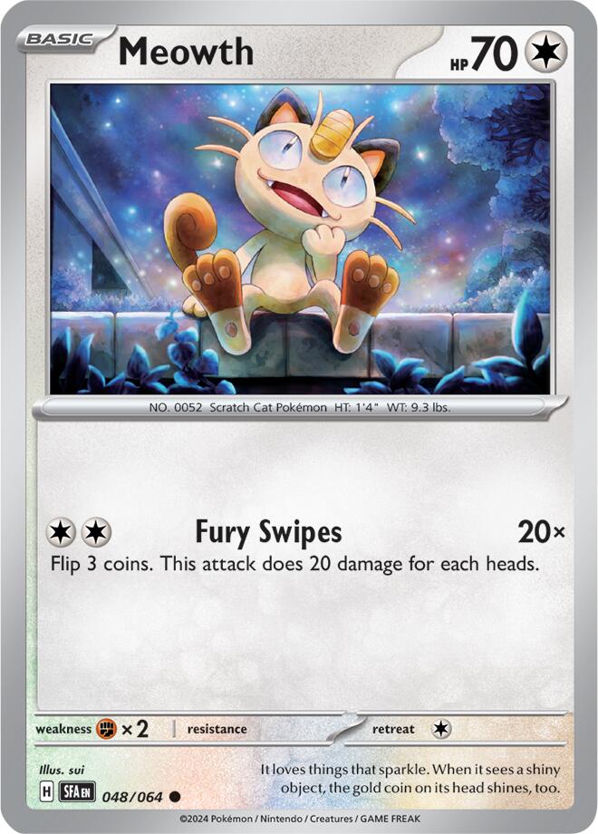 Meowth (048/064) [Scarlet & Violet: Shrouded Fable] | Anubis Games and Hobby