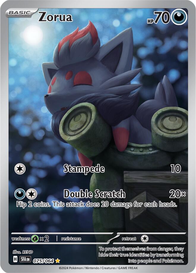 Zorua (075/064) [Scarlet & Violet: Shrouded Fable] | Anubis Games and Hobby