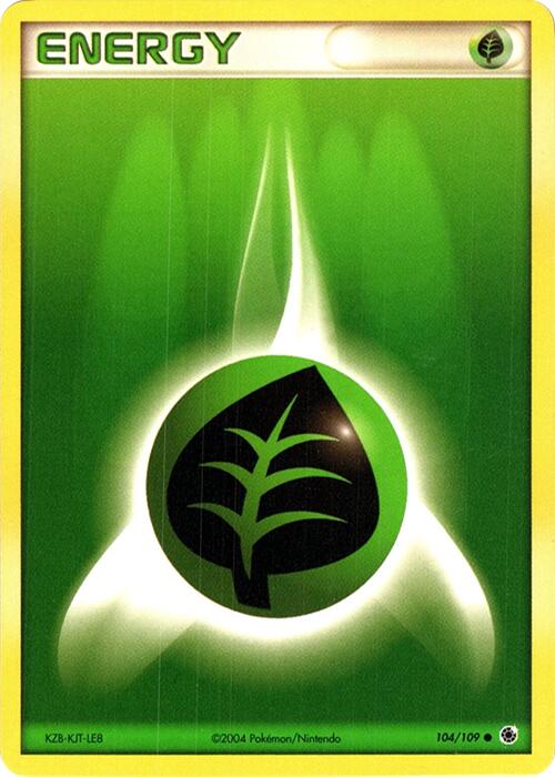 Grass Energy (104/109) (Theme Deck Exclusive) [EX: Ruby & Sapphire] | Anubis Games and Hobby