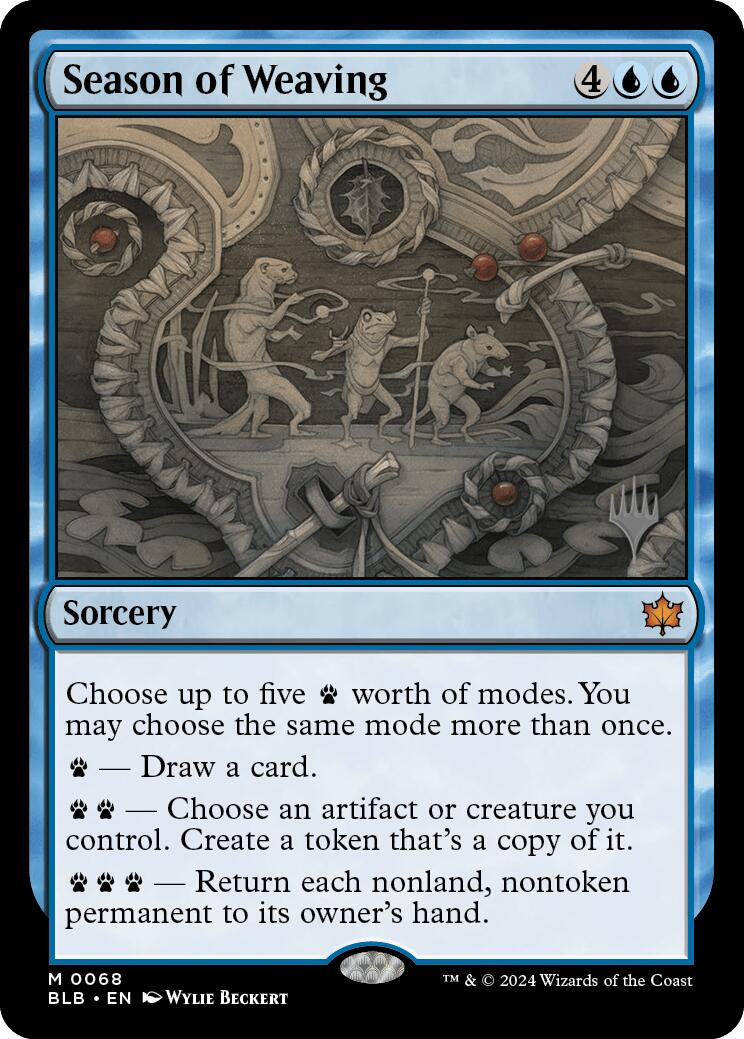 Season of Weaving (Promo Pack) [Bloomburrow Promos] | Anubis Games and Hobby