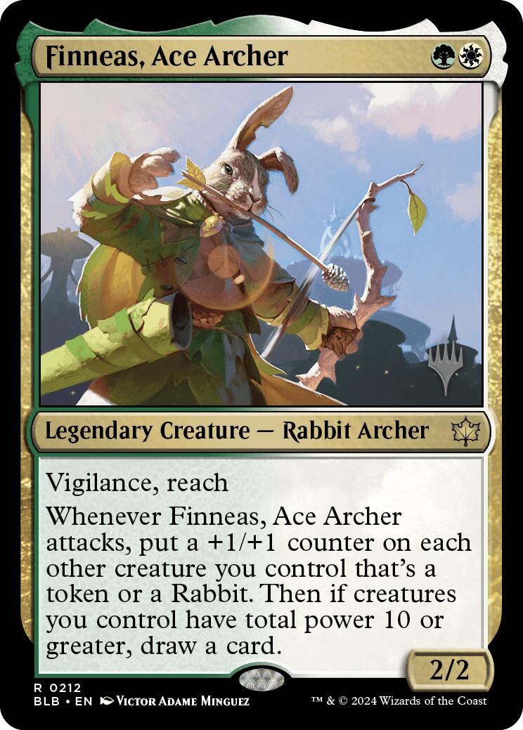 Finneas, Ace Archer (Promo Pack) [Bloomburrow Promos] | Anubis Games and Hobby