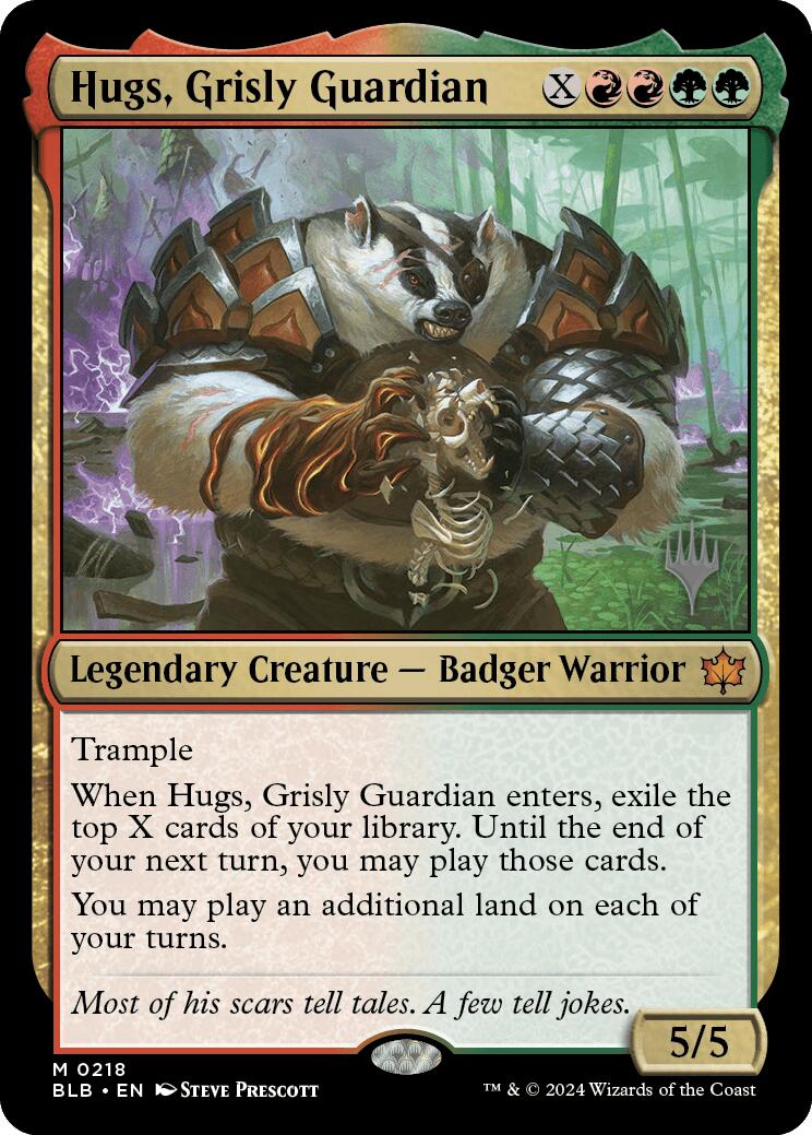 Hugs, Grisly Guardian (Promo Pack) [Bloomburrow Promos] | Anubis Games and Hobby