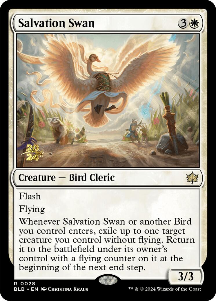 Salvation Swan [Bloomburrow Prerelease Promos] | Anubis Games and Hobby