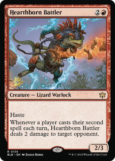 Hearthborn Battler [Bloomburrow Prerelease Promos] | Anubis Games and Hobby