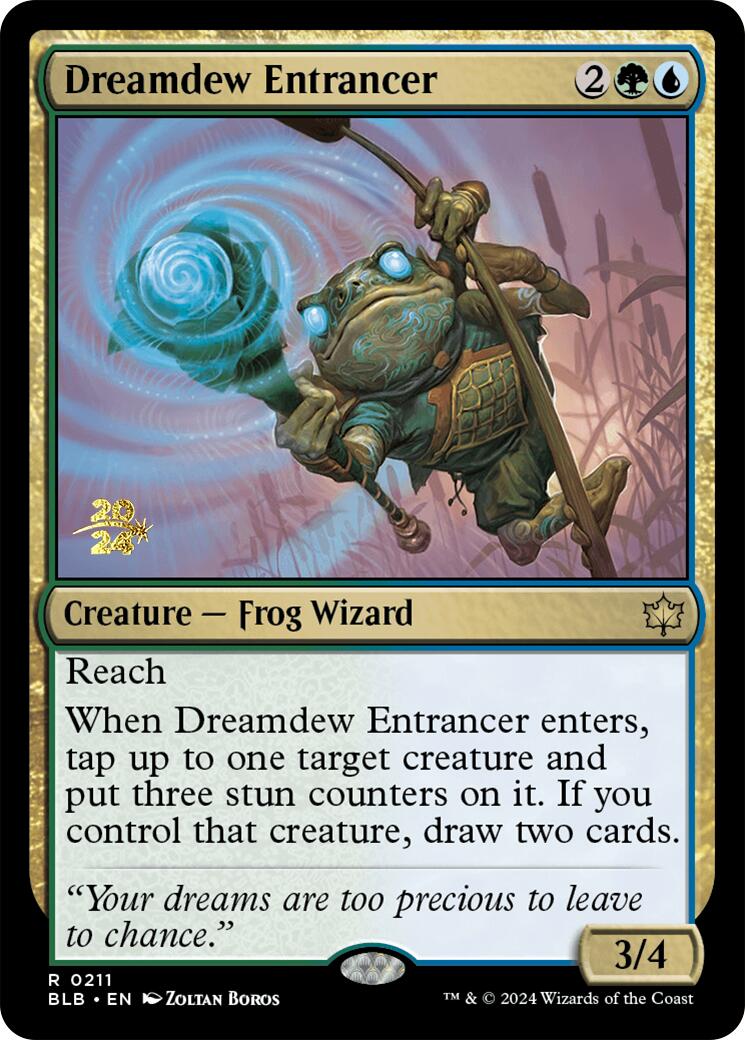 Dreamdew Entrancer [Bloomburrow Prerelease Promos] | Anubis Games and Hobby