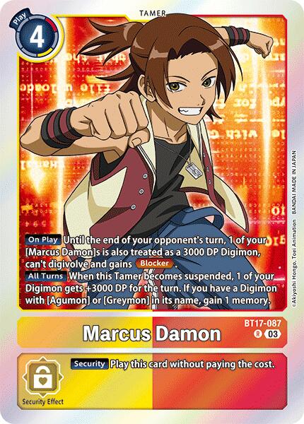 Marcus Damon [BT17-087] [Secret Crisis] | Anubis Games and Hobby