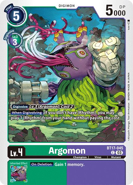 Argomon [BT17-045] - BT17-045 [Secret Crisis] | Anubis Games and Hobby