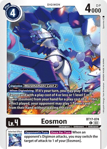 Eosmon [BT17-074] - BT17-074 [Secret Crisis] | Anubis Games and Hobby