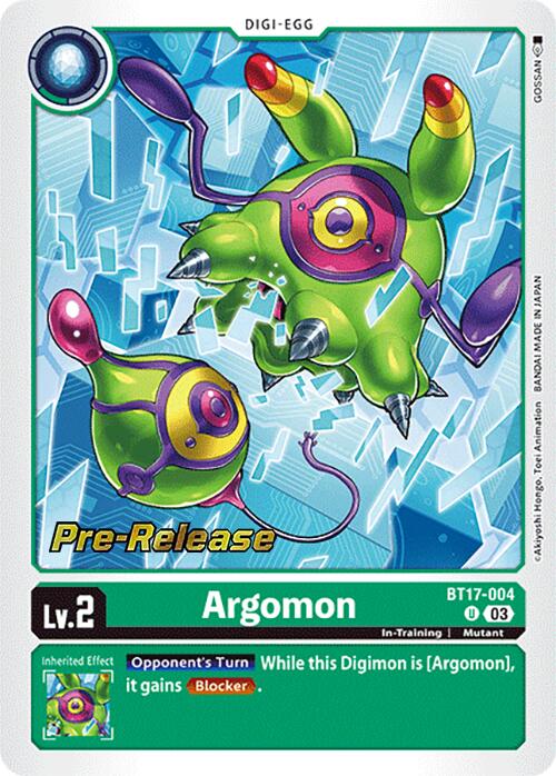 Argomon [BT17-004] [Secret Crisis Pre-Release Cards] | Anubis Games and Hobby