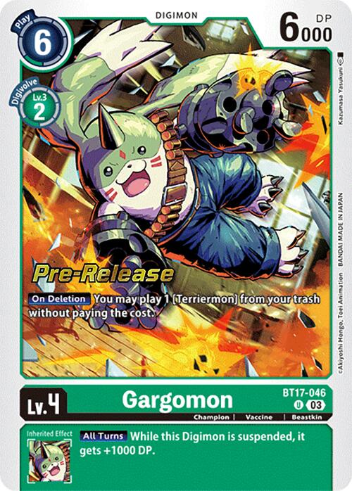 Gargomon [BT17-046] [Secret Crisis Pre-Release Cards] | Anubis Games and Hobby