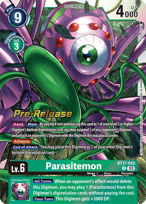 Parasitemon [BT17-050] [Secret Crisis Pre-Release Cards] | Anubis Games and Hobby