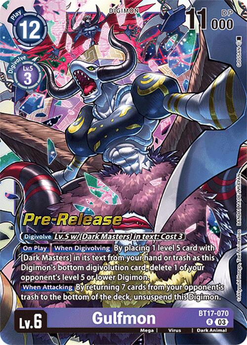 Gulfmon [BT17-070] [Secret Crisis Pre-Release Cards] | Anubis Games and Hobby