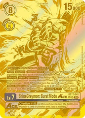 ShineGreymon: Burst Mode ACE [BT17-041] (Textured) [Secret Crisis] | Anubis Games and Hobby