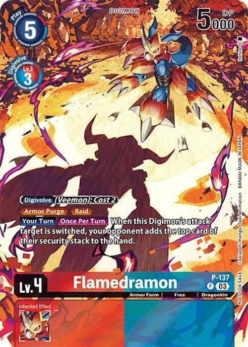 Flamedramon [P-137] (Update Pack 2024) [Secret Crisis] | Anubis Games and Hobby