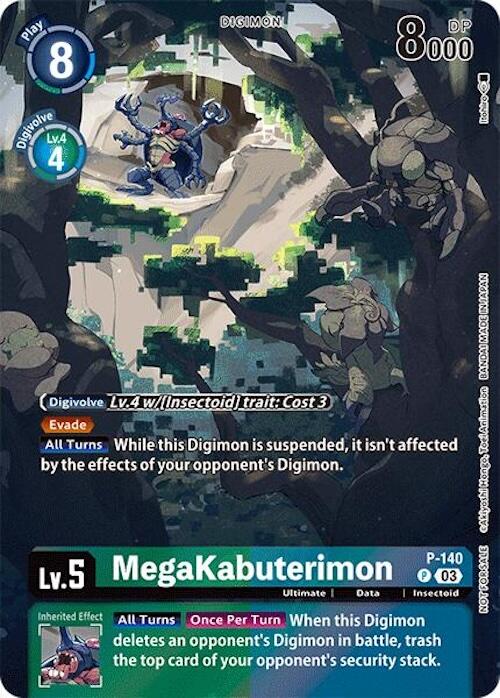 MegaKabuterimon [P-140] (Update Pack 2024) [Secret Crisis] | Anubis Games and Hobby