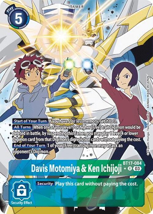 Davis Motomiya & Ken Ichijoji [BT17-084] (Alternate Art) [Secret Crisis] | Anubis Games and Hobby