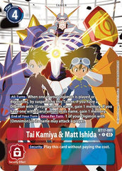 Tai Kamiya & Matt Ishida [BT17-081] (Alternate Art) [Secret Crisis] | Anubis Games and Hobby