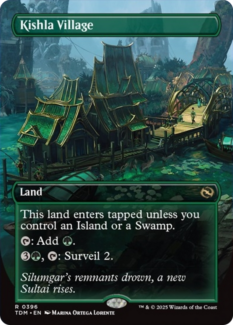 Kishla Village (Borderless) [Tarkir: Dragonstorm] | Anubis Games and Hobby