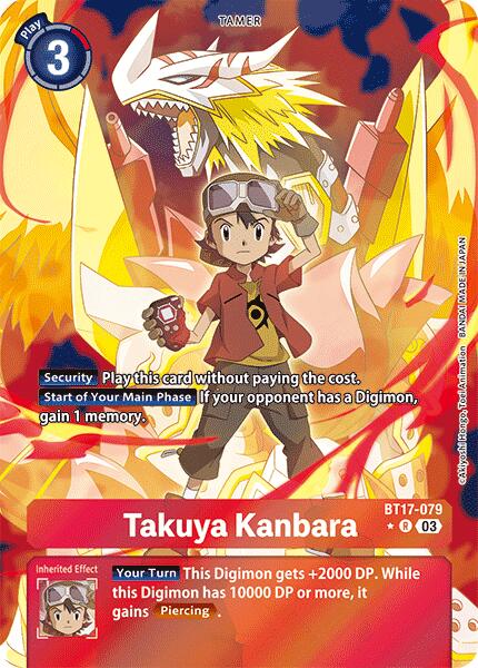 Takuya Kanbara [BT17-079] (Alternate Art) [Secret Crisis] | Anubis Games and Hobby