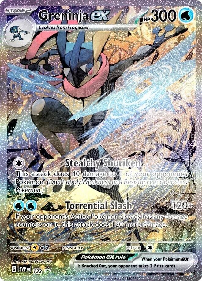 Greninja ex (132) [Scarlet & Violet: Black Star Promos] | Anubis Games and Hobby