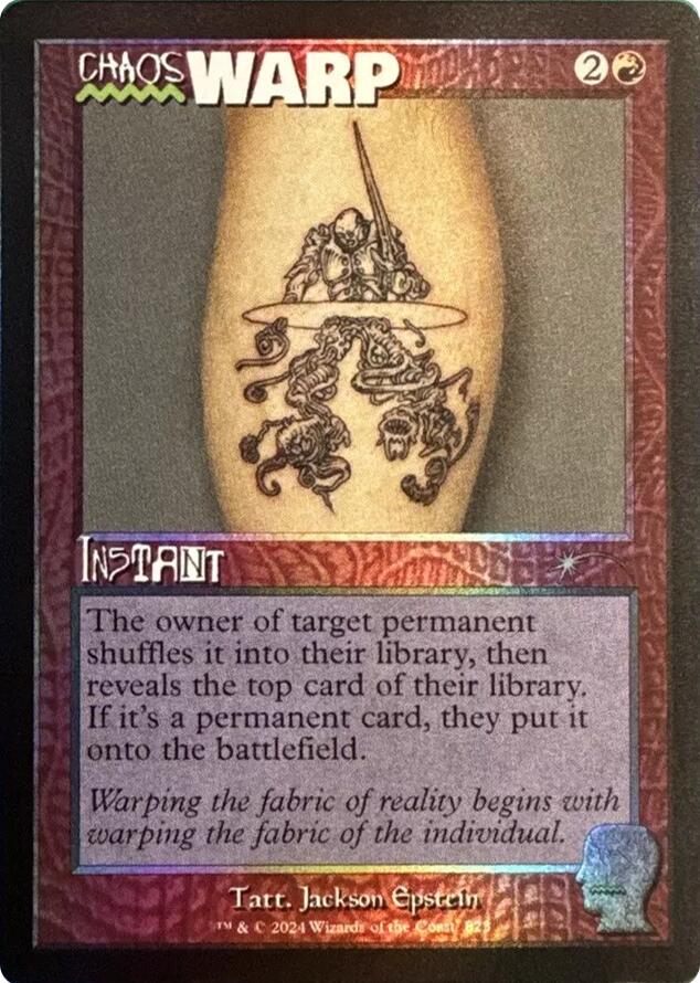 Chaos Warp (Rainbow Foil) [Secret Lair Drop Series] | Anubis Games and Hobby