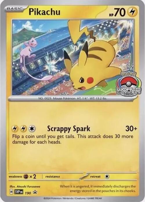Pikachu (190) [Scarlet & Violet: Black Star Promos] | Anubis Games and Hobby