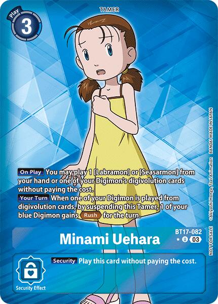 Minami Uehara [BT17-082] (Box Promotion Pack: Secret Crisis) [Secret Crisis] | Anubis Games and Hobby