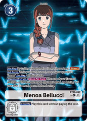 Menoa Bellucci [BT17-092] (Box Promotion Pack: Secret Crisis) [Secret Crisis] | Anubis Games and Hobby