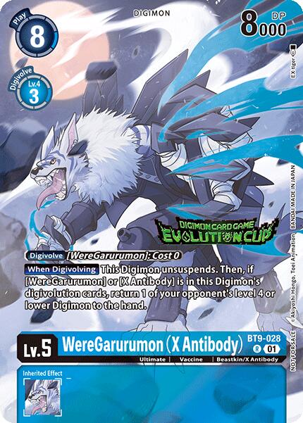 WereGarurumon (X Antibody) [BT9-028] (2024 Evolution Cup) [X Record Promos] | Anubis Games and Hobby