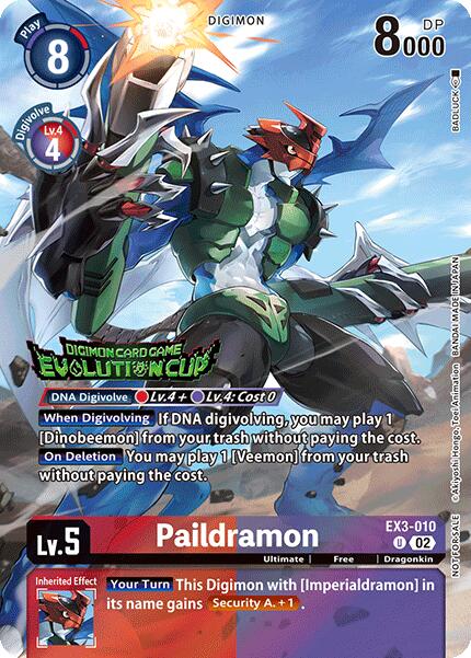 Paildramon [EX3-010] (2024 Evolution Cup) [Draconic Roar] | Anubis Games and Hobby