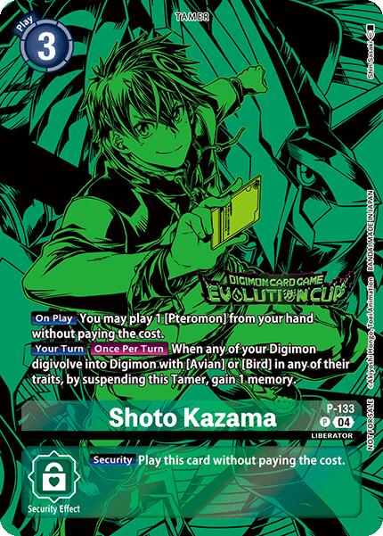 Shoto Kazama [P-133] (2024 Evolution Cup) [Promotional Cards] | Anubis Games and Hobby