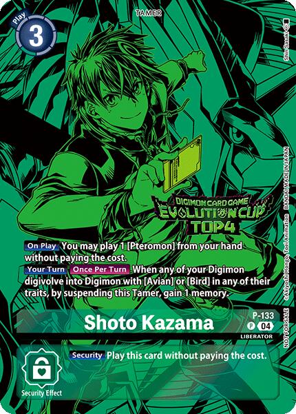 Shoto Kazama [P-133] (2024 Evolution Cup Top 4) [Promotional Cards] | Anubis Games and Hobby