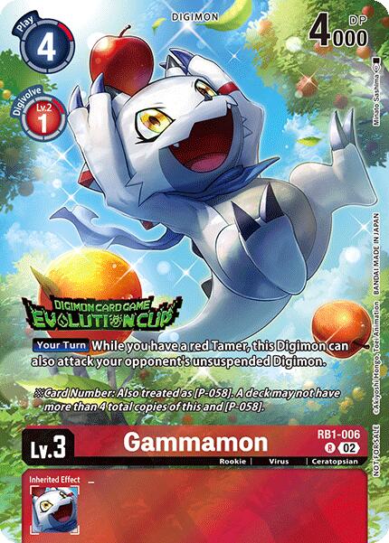 Gammamon [RB1-006] (2024 Evolution Cup) [Resurgence Booster] | Anubis Games and Hobby