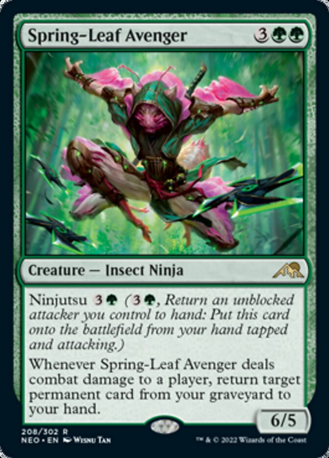 Spring-Leaf Avenger [Kamigawa: Neon Dynasty] | Anubis Games and Hobby