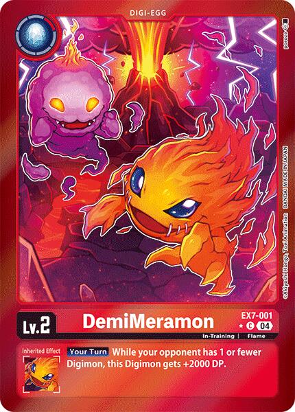 DemiMeramon [EX7-001] (Foil) [Digimon LIBERATOR] | Anubis Games and Hobby